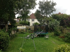 Before shot of garden in Henleaze Bristol